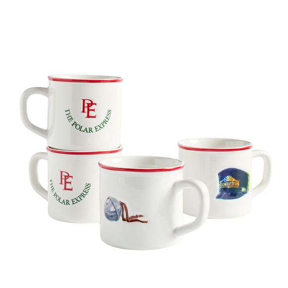 Pottery Barn Other - NIB Pottery Barn Polar Express Mugs - Set of 4